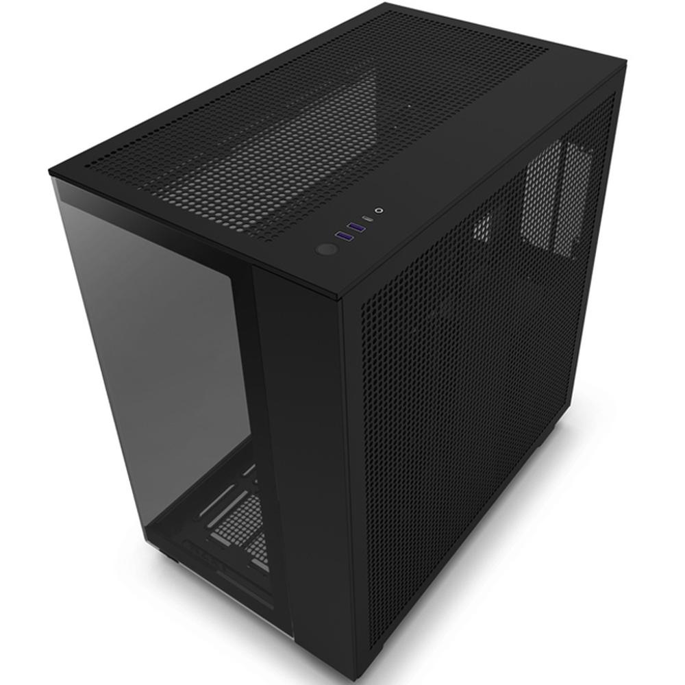 Foto 4 pulgar | Gabinete Gamer NZXT CM-H91FB-01 color Negro H9 Flow ATX 4 Fan Cristal Templado