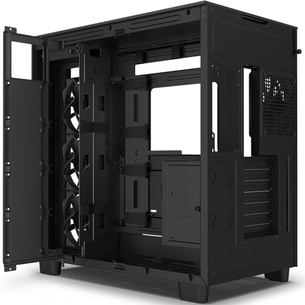 Foto 5 pulgar | Gabinete Gamer NZXT CM-H91FB-01 color Negro H9 Flow ATX 4 Fan Cristal Templado