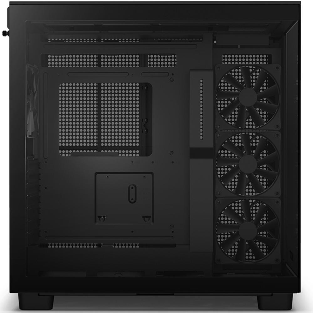 Foto 7 pulgar | Gabinete Gamer NZXT CM-H91FB-01 color Negro H9 Flow ATX 4 Fan Cristal Templado