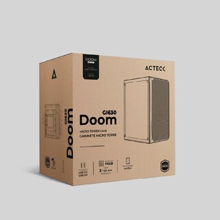 Foto 6 | Gabinete Acteck Doom Gi630 M-atx Fuente 500W Micro Torre 3 Fan Acrílico Blanco Ac-935746