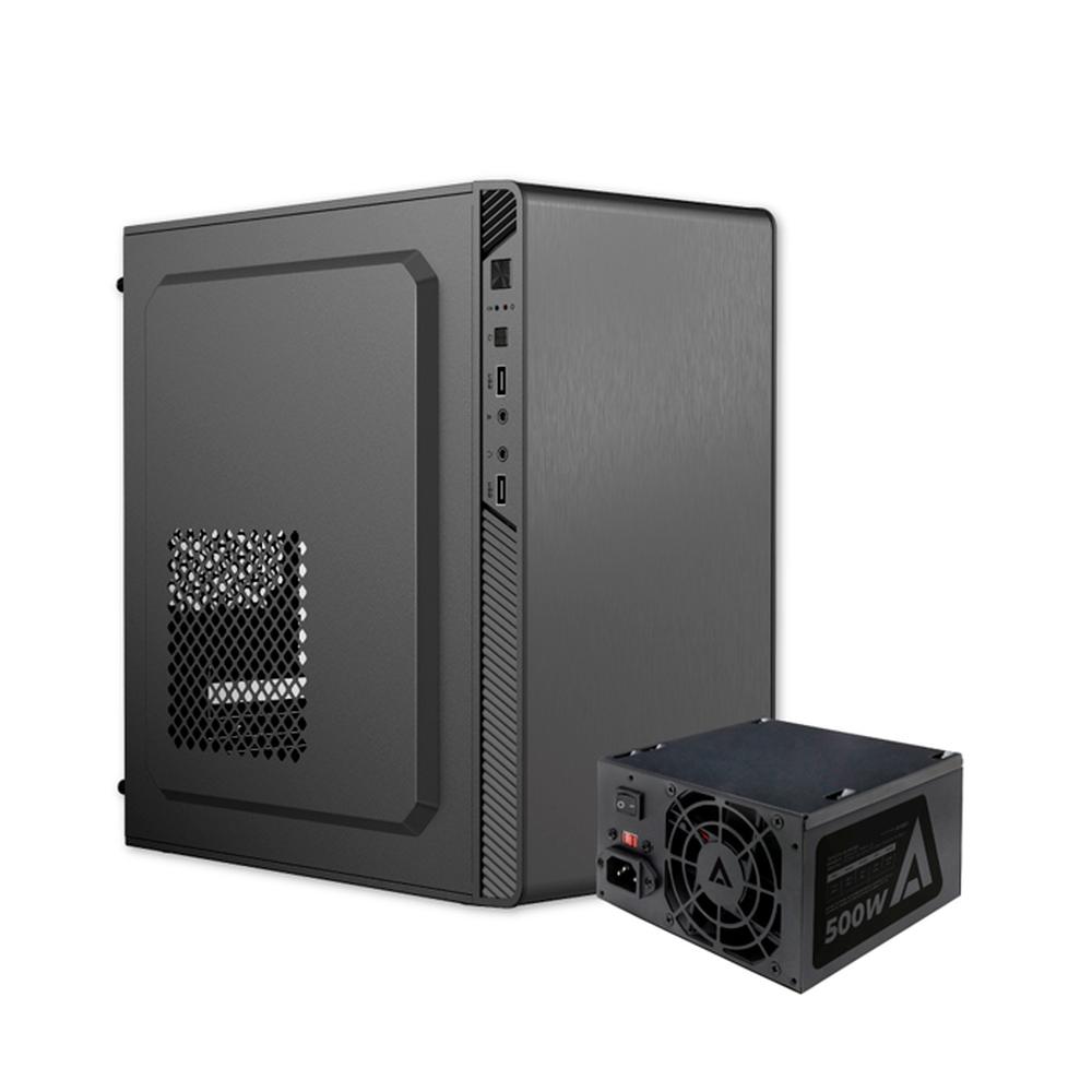 Gabinete Acteck Performance Ii Gi215 M-atx Fuente 500W Micro Torre Metal color Negro Ac-935777