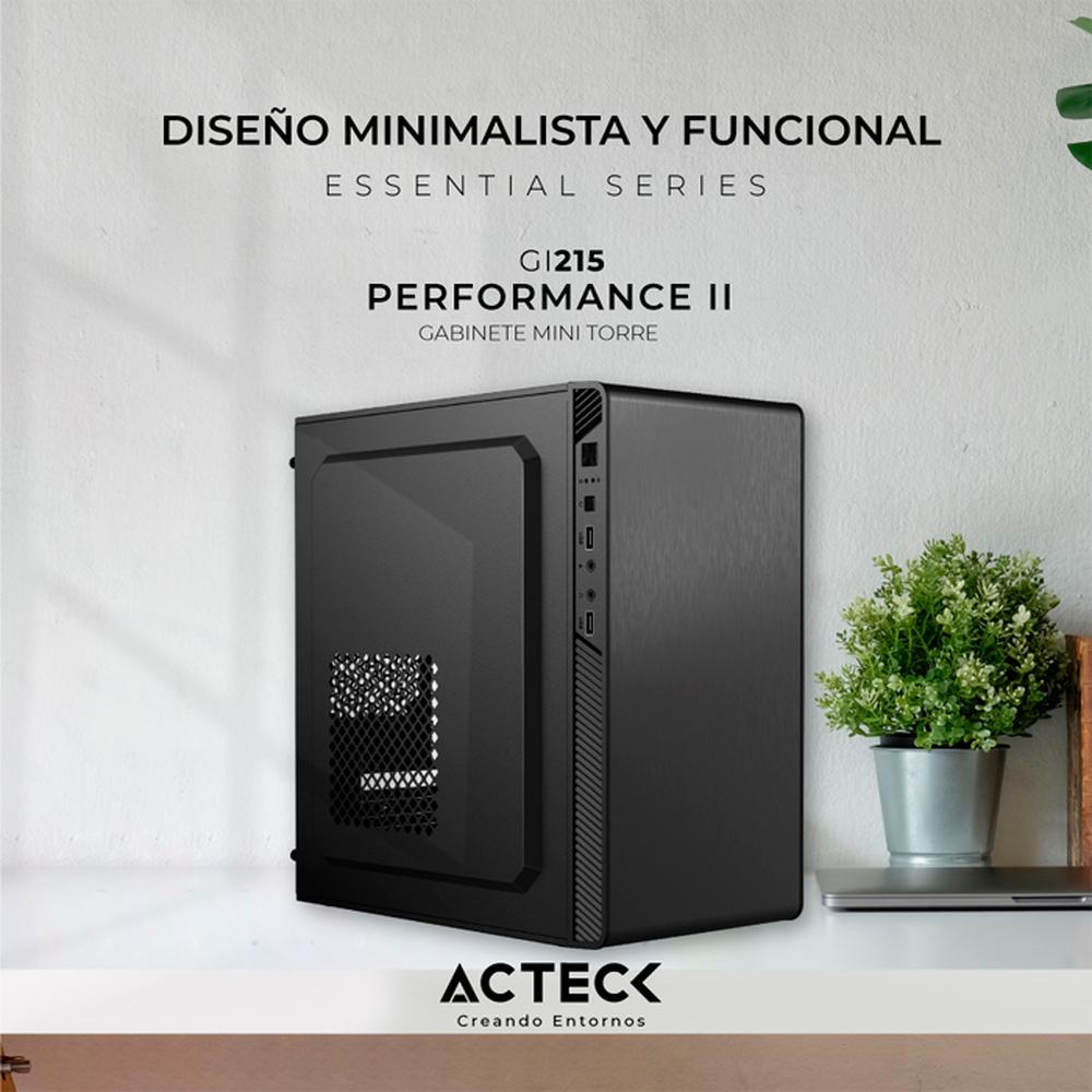 Foto 5 pulgar | Gabinete Acteck Performance Ii Gi215 M-atx Fuente 500W Micro Torre Metal color Negro Ac-935777