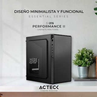 Foto 4 | Gabinete Acteck Performance Ii Gi215 M-atx Fuente 500W Micro Torre Metal color Negro Ac-935777
