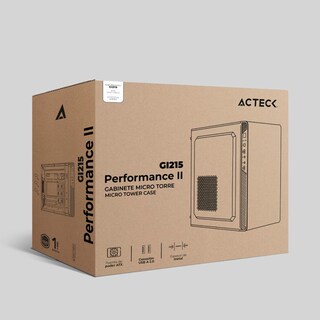 Foto 6 | Gabinete Acteck Performance Ii Gi215 M-atx Fuente 500W Micro Torre Metal color Negro Ac-935777