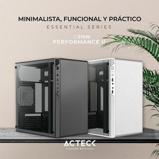 Foto 5 | Gabinete Acteck Performance II Gi215w M-atx Fuente 500W Micro Torre Acrilico color Blanco Ac-935852