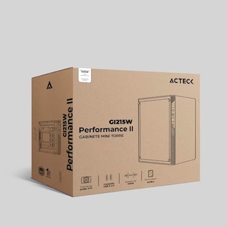 Foto 6 | Gabinete Acteck Performance II Gi215w M-atx Fuente 500W Micro Torre Acrilico color Blanco Ac-935852