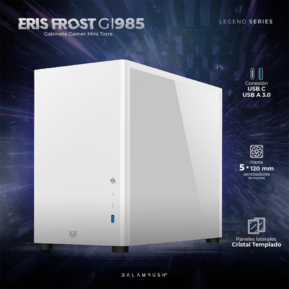 Foto 3 pulgar | Gabinete Gamer Balam Rush Eris Frost Gi985 M-atx Micro Torre Cristal Templado USB 3.0 Br-9356 color Blanco