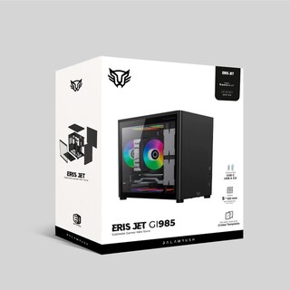 Foto 6 | Gabinete Gamer Balam Rush Eris Jet Gi985 M-atx Micro Torre Cristal Templado USB 3.0 Br-934947 color Negro