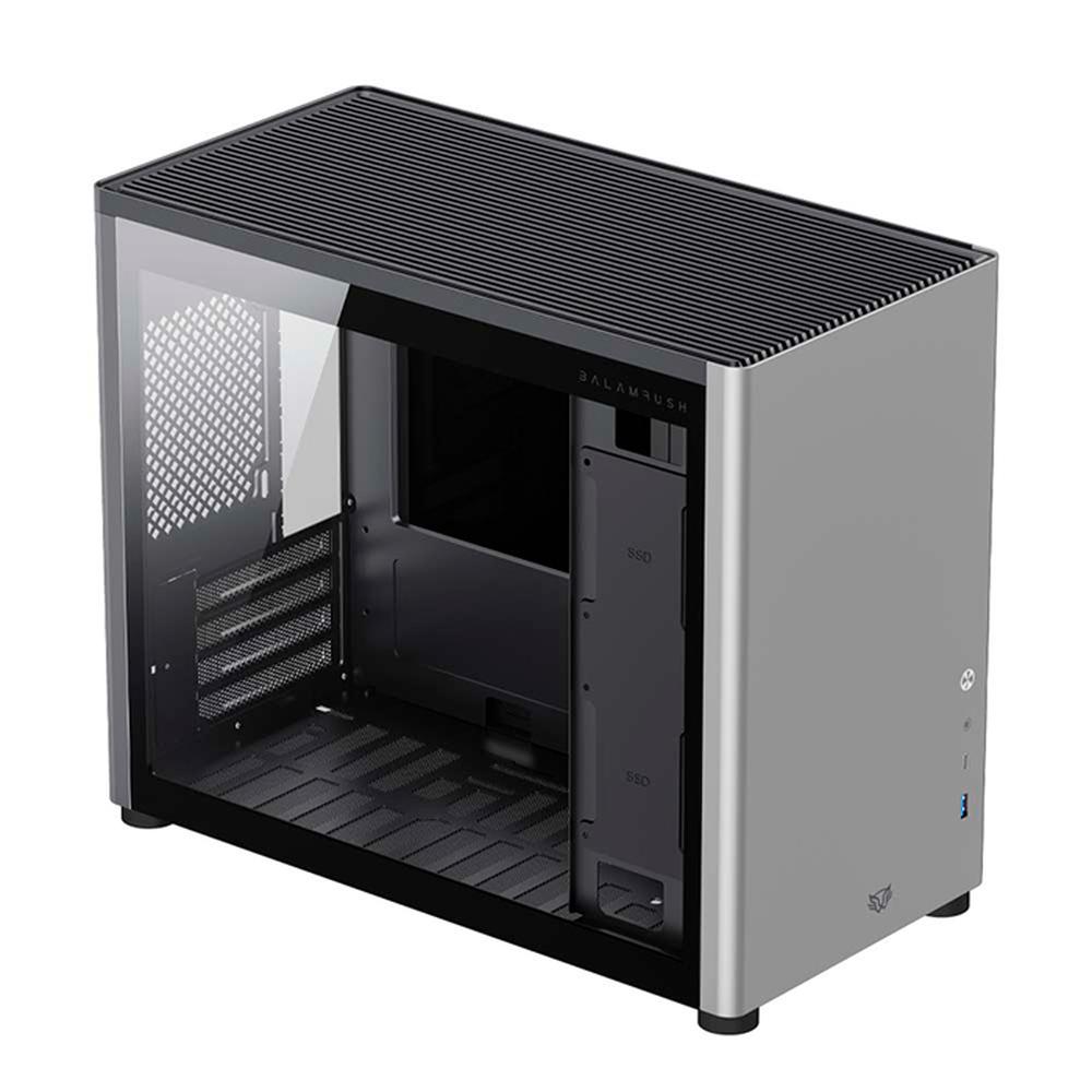 Foto 2 pulgar | Gabinete Gamer Balam Rush Eris Special Gi985 M-atx Micro Torre Cristal Templado USB 3.0 Br-9353 color Gris