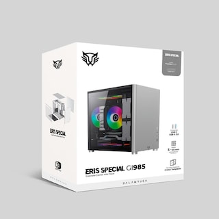 Foto 6 | Gabinete Gamer Balam Rush Eris Special Gi985 M-atx Micro Torre Cristal Templado USB 3.0 Br-9353 color Gris