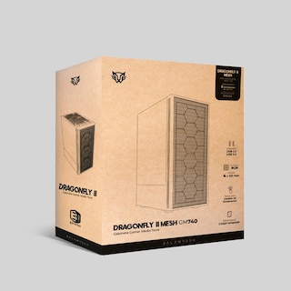 Foto 5 | Gabinete Gamer Balam Rush Dragonfly Ii Mesh Gm740 Atx Media Torre 4 Fan Rgb Br-935982 color Negro