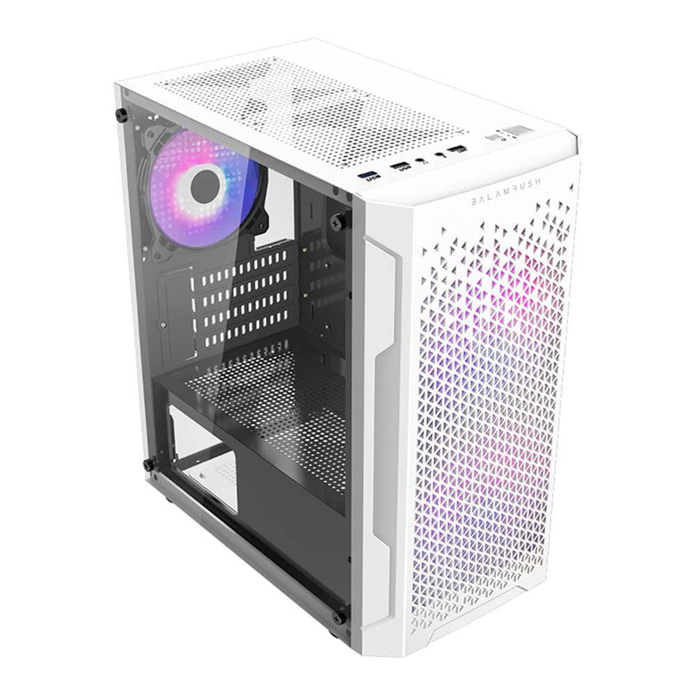 Foto 2 pulgar | Gabinete Gamer Balam Rush Artic Gi725 M-atx Micro Torre 3 Fan Rgb Br-936125 color Blanco