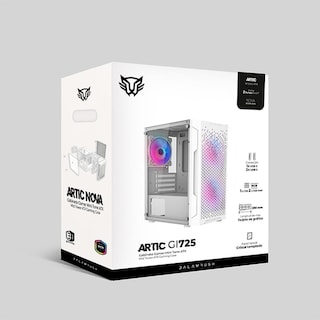 Foto 6 | Gabinete Gamer Balam Rush Artic Gi725 M-atx Micro Torre 3 Fan Rgb Br-936125 color Blanco