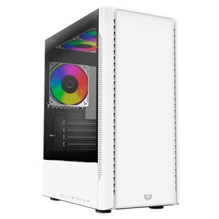Foto 1 | Gabinete Gamer BALAM RUSH NYX GI730 Micro ATX Mini Torre 3 Fan Cristal Templado RGB Blanco BR-936101