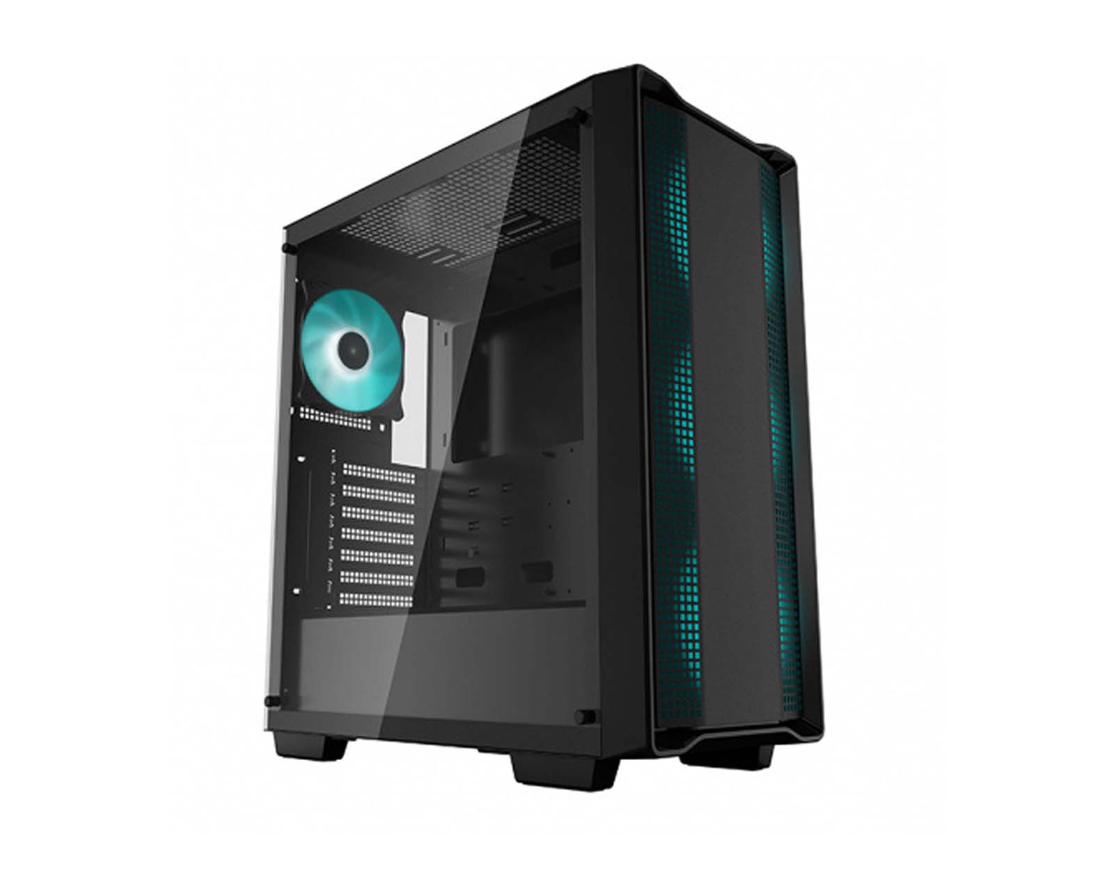 Foto 1 | Gabinete Deepcool con Ventana Cc560 Led Midi-tower Atx Usb 2.0/3.0 color Negro con Fuente