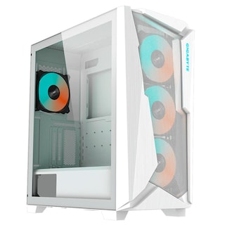 Foto 1 | Gabinete Gamer Gigabyte C301 Glass White E-atx 4 Fan Argb Cristal Templado Gb-c301gw Color Blanco