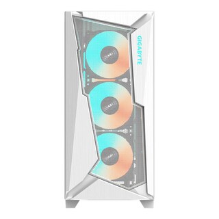 Foto 3 | Gabinete Gamer Gigabyte C301 Glass White E-atx 4 Fan Argb Cristal Templado Gb-c301gw Color Blanco