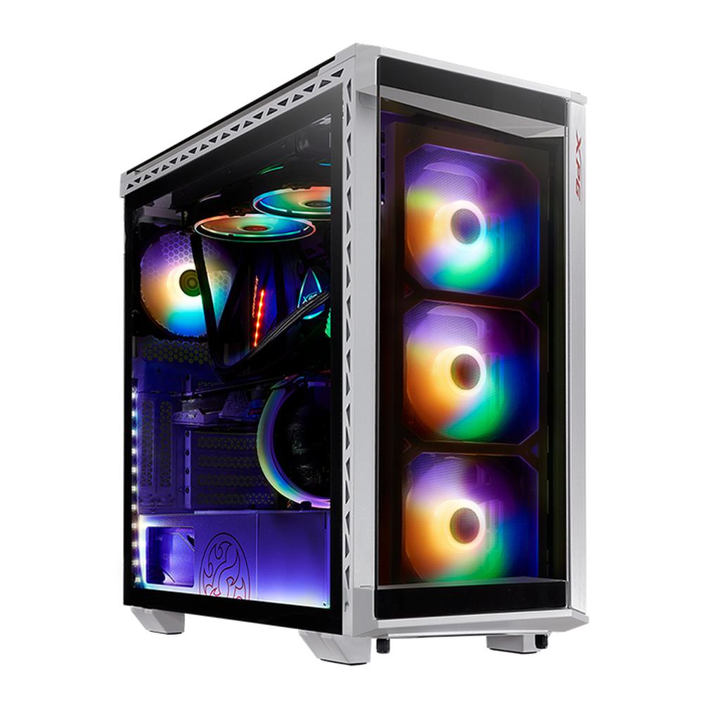 Foto 4 pulgar | Gabinete Gamer Xpg Battlecruiser Ii St E-atx 4 Fan Argb Cristal Templado Battlecruiseriist-wh Color Blanco