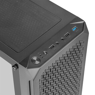 Foto 6 | Gabinete Gaming Getttech con Panel Frontal de Malla Negro Gcm-asgx1-01bk