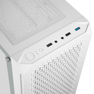 Foto 6 | Gabinete Gaming Getttech con Panel Frontal de Malla Blanco Gcm-asgx1-01wh