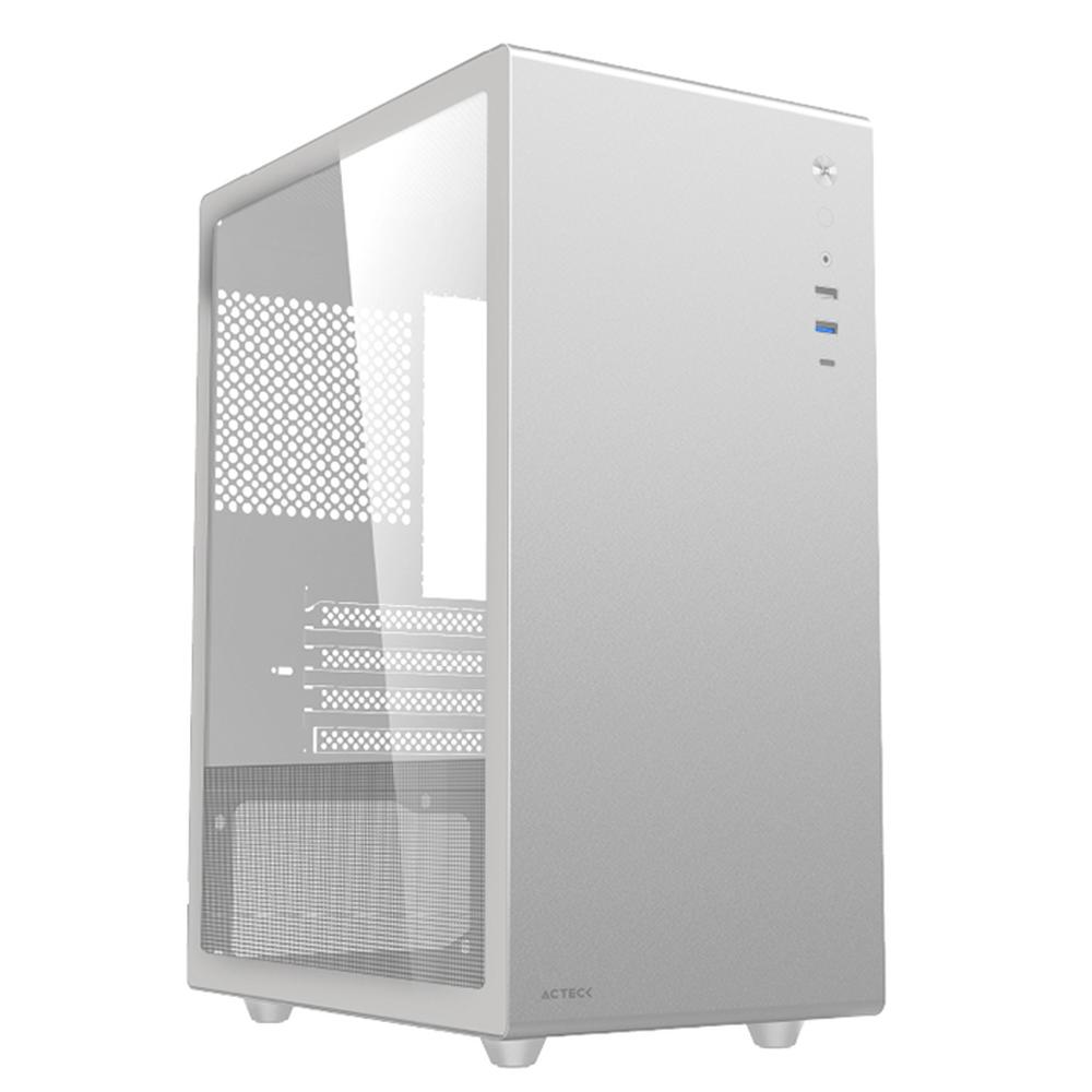 Foto 2 pulgar | Gabinete Acteck Neuss Pro Gi717 Micro Atx Mini Torre Cristal Templado Usb-c Blanco Ac-936002