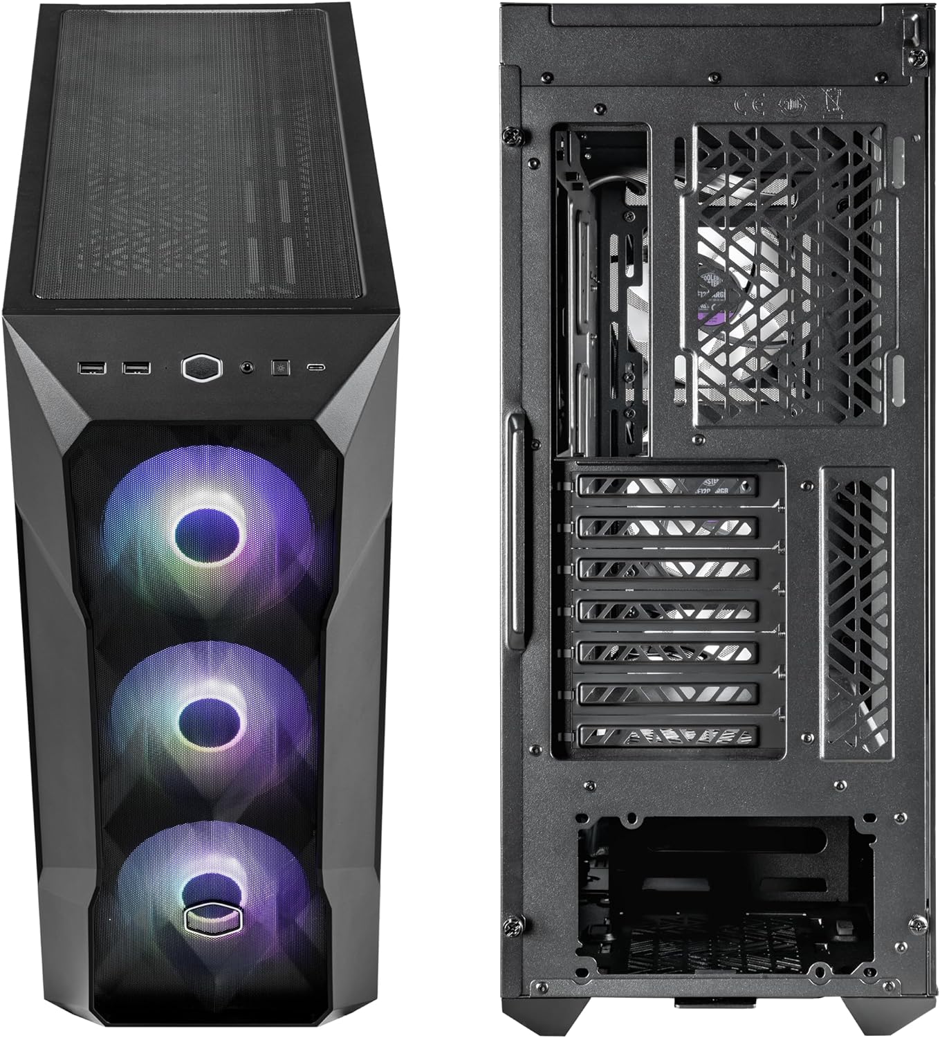 Foto 3 pulgar | Gabinete Cooler Master Masterbox Td500 V2 Negro Media Torre Cristal Templado Td500v2-kgnn-s00