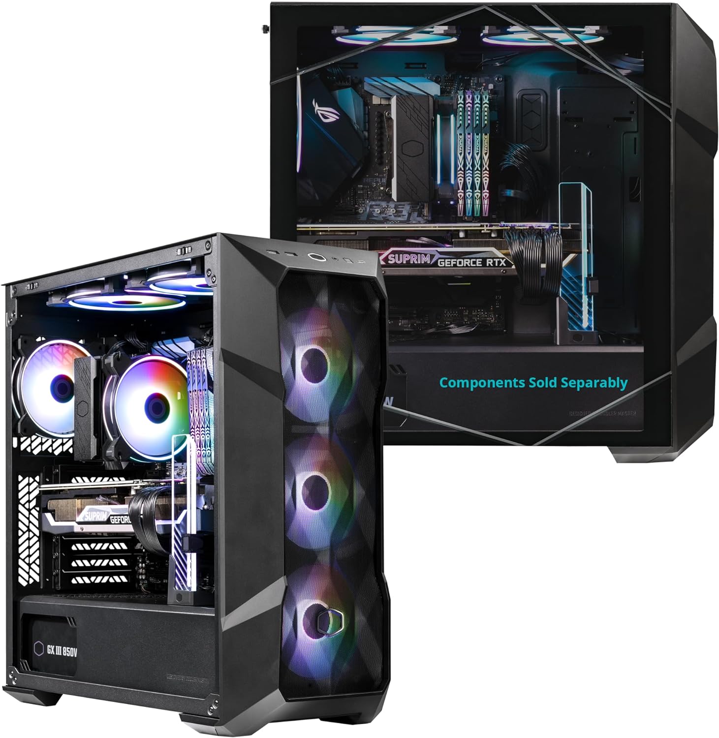 Foto 5 pulgar | Gabinete Cooler Master Masterbox Td500 V2 Negro Media Torre Cristal Templado Td500v2-kgnn-s00