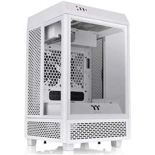 Foto 1 | Gabinete Gamer Thermaltake The Tower 100 Mini Itx Cristal Templado Blanco Ca-1r3-00s6wn-00