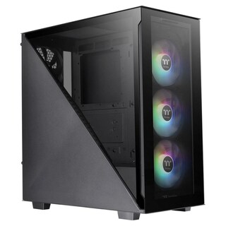 Foto 1 | Gabinete Gamer Thermaltake Divider 300 TG ARGB ATX 4 Fan Cristal Templado Negro CA-1S2-00M1WN-01