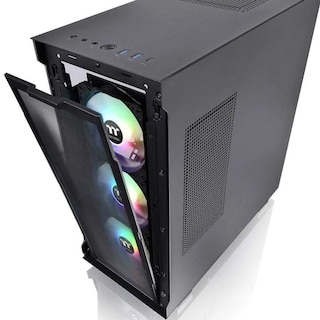 Foto 5 | Gabinete Gamer Thermaltake Divider 300 TG ARGB ATX 4 Fan Cristal Templado Negro CA-1S2-00M1WN-01