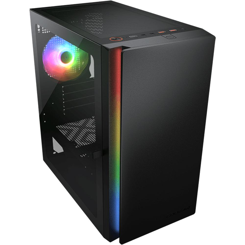 Foto 4 pulgar | Gabinete Gamer Cougar Purity Rgb Micro Atx 1 Fan Cristal Templado Negro 385pc40.0001