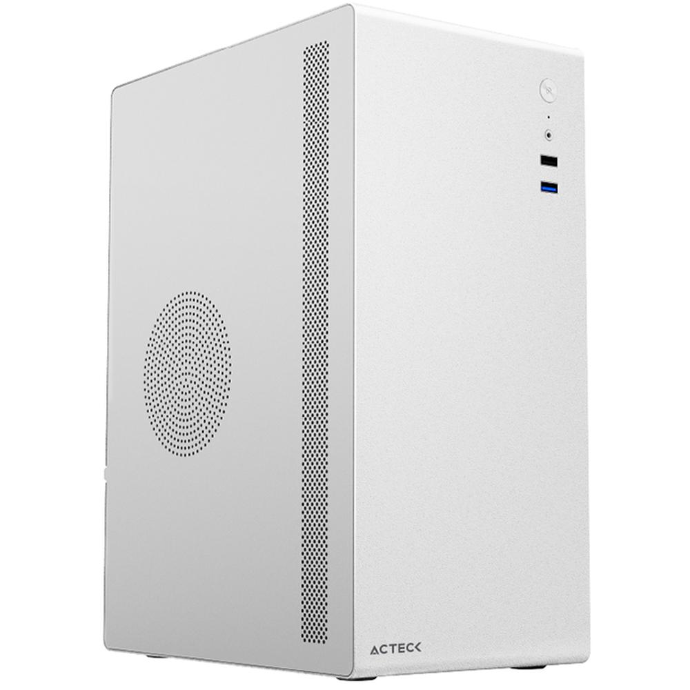 Foto 2 pulgar | Gabinete ACTECK NEUSS PLUS GI707 Micro ATX Mini Torre Fuente 450w Blanco AC-936026