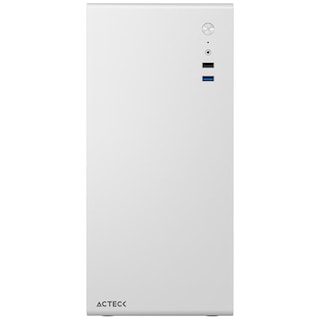 Foto 2 | Gabinete ACTECK NEUSS PLUS GI707 Micro ATX Mini Torre Fuente 450w Blanco AC-936026