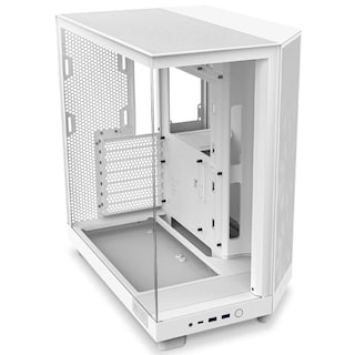 Foto 3 | Gabinete Gamer Nzxt H6 Flow Atx 3 Fan Cristal Templado Usb-c Cc-h61fw-01 Blanco
