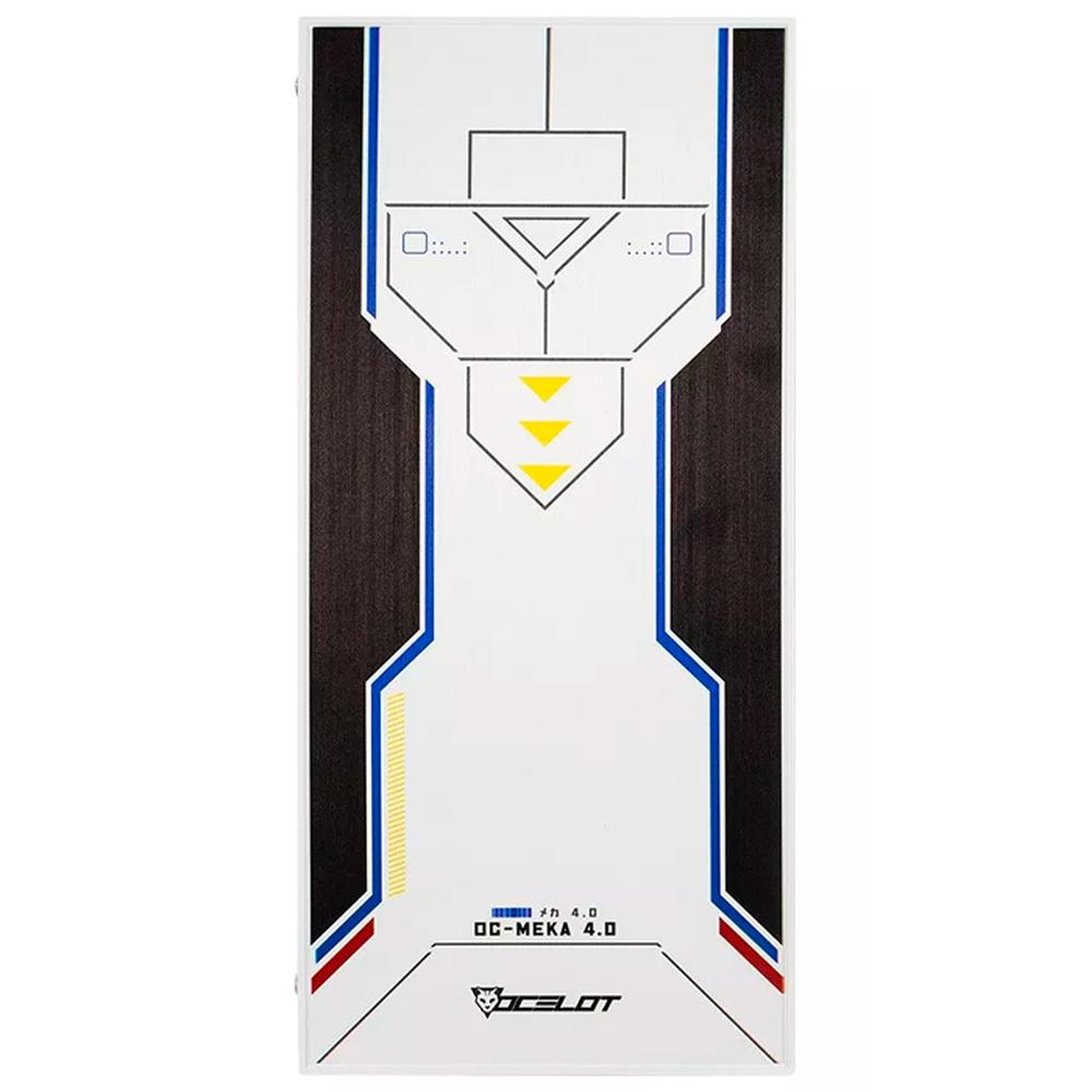 Foto 3 pulgar | Gabinete Gamer OC-Meka 4.0 E-ATX 3 Fan ARGB Cristal Templado Gundam