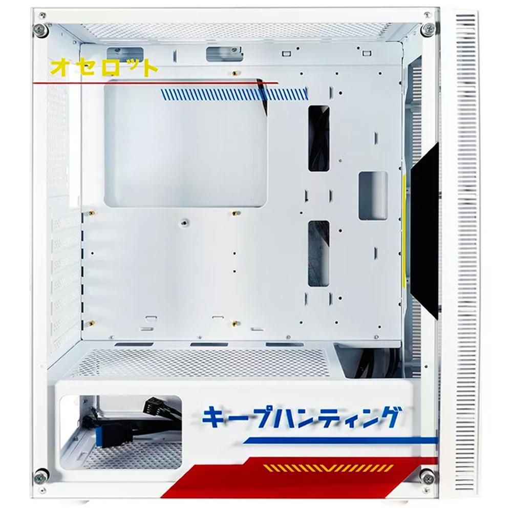 Foto 7 pulgar | Gabinete Gamer OC-Meka 4.0 E-ATX 3 Fan ARGB Cristal Templado Gundam