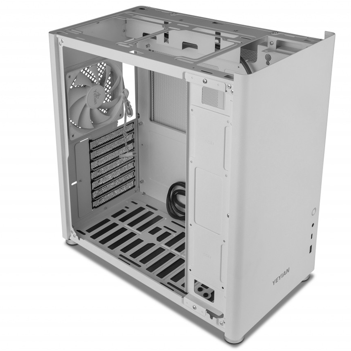 Foto 4 | Gabinete para PC Gaming ATX Yeyian Hussar Plus Blanco Ycm-ashus-01wh