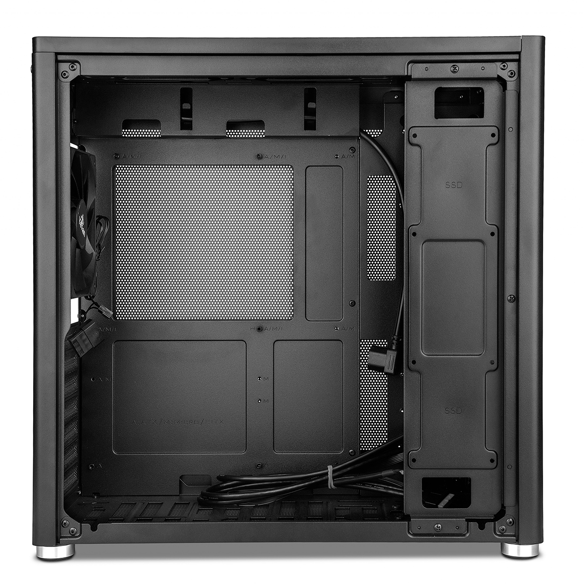 Foto 6 pulgar | Gabinete Yeyian para PC Gaming ATX Hussar Plus Negro YCM-ASHUS-01