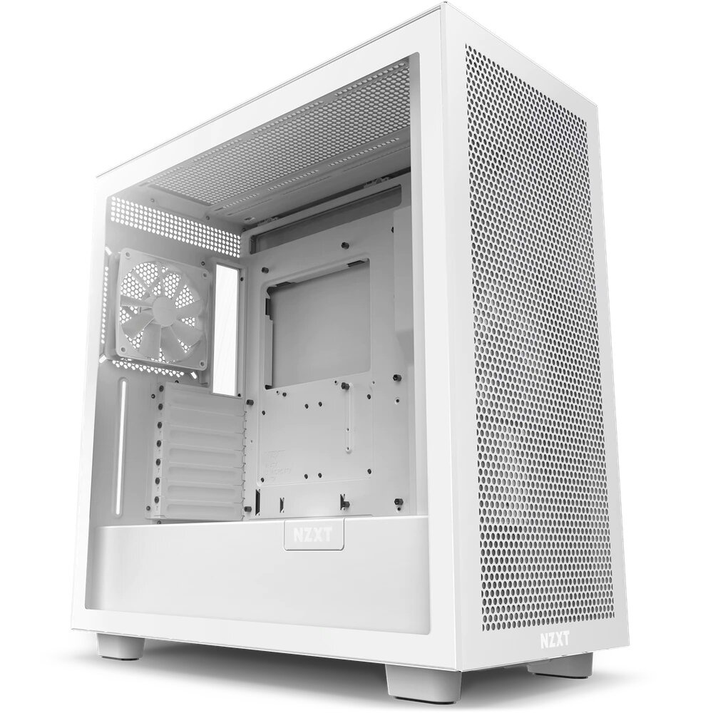 Gabinete NZXT H7 Flow Media Torre Blanco