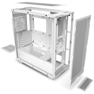 Foto 5 | Gabinete NZXT H7 Flow Media Torre Blanco