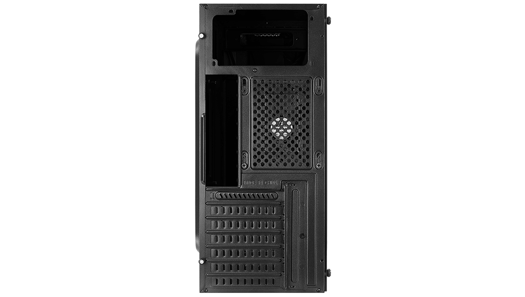 Foto 5 pulgar | Gabinete Aerocool Split Tempered Glass Negro ATX/Microatx/Mini-itx