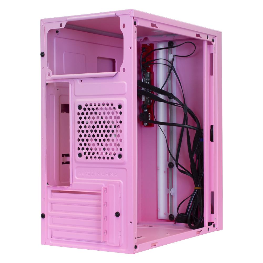 Foto 5 pulgar | Gabinete Gamer Xtreme Pc Gaming Xst-100 Mini Itx 1 Ventilador Rgb Rosa Xscgxt0p-v2