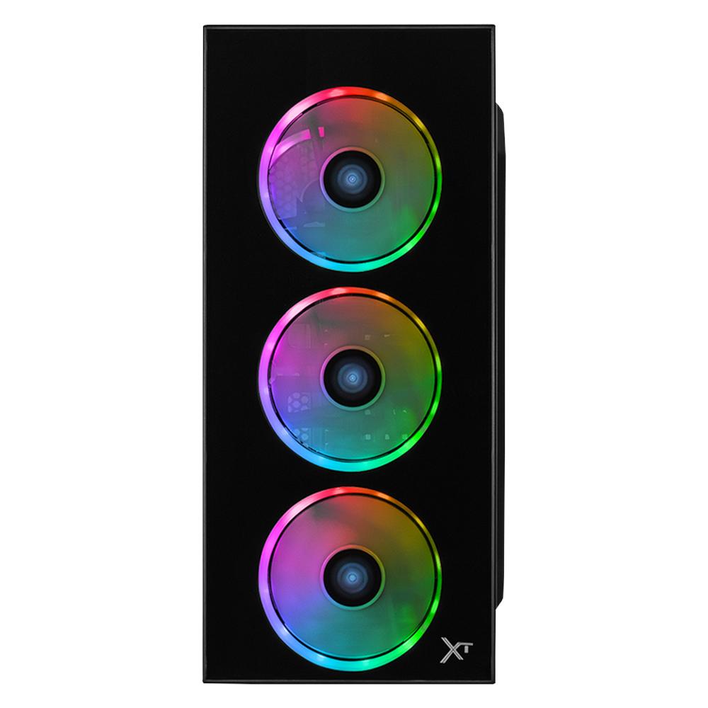 Foto 3 pulgar | Gabinete Gamer Xtreme Pc Gaming Dragonfly Cxt320bk Media Torre Atx/micro Atx/itx 600w Fan 4x120mm Cristal Templado R