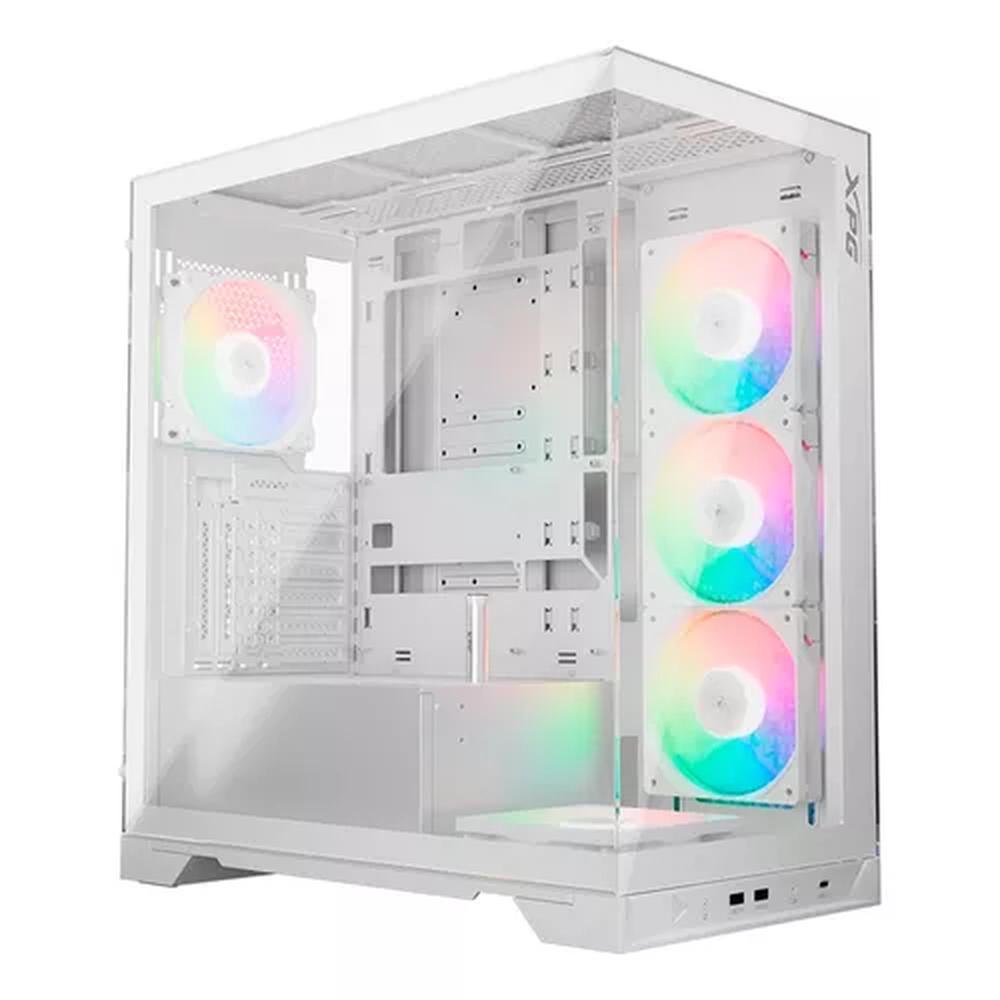 Foto 2 pulgar | Gabinete Gamer Xpg Invader X Atx Media Torre 5 Fan Cristal Templado Usb-c Blanco Invaderxmt-whcww