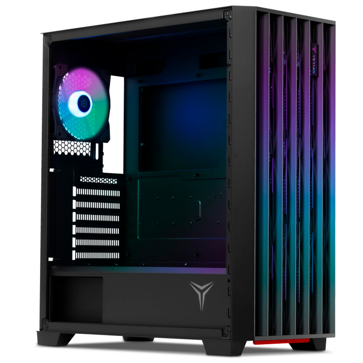 Foto 2 pulgar | Gabinete Para Pc Gamer Yeyian Mid-tower Phoenix Con Vidrio Templado - Ycm-appho-01