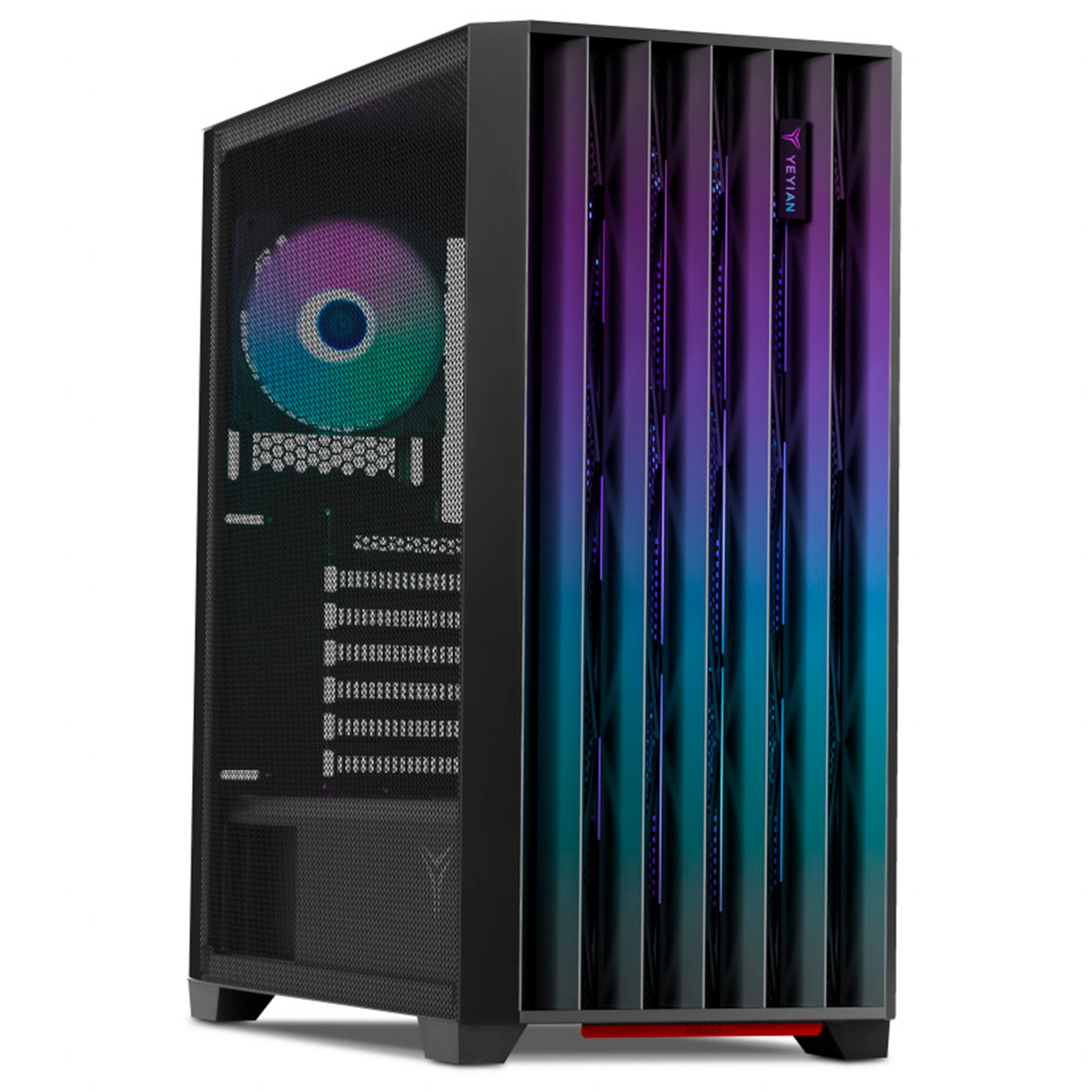 Gabinete para PC Gamer Yeyian Phoenix Mid-Tower con Malla de Hierro