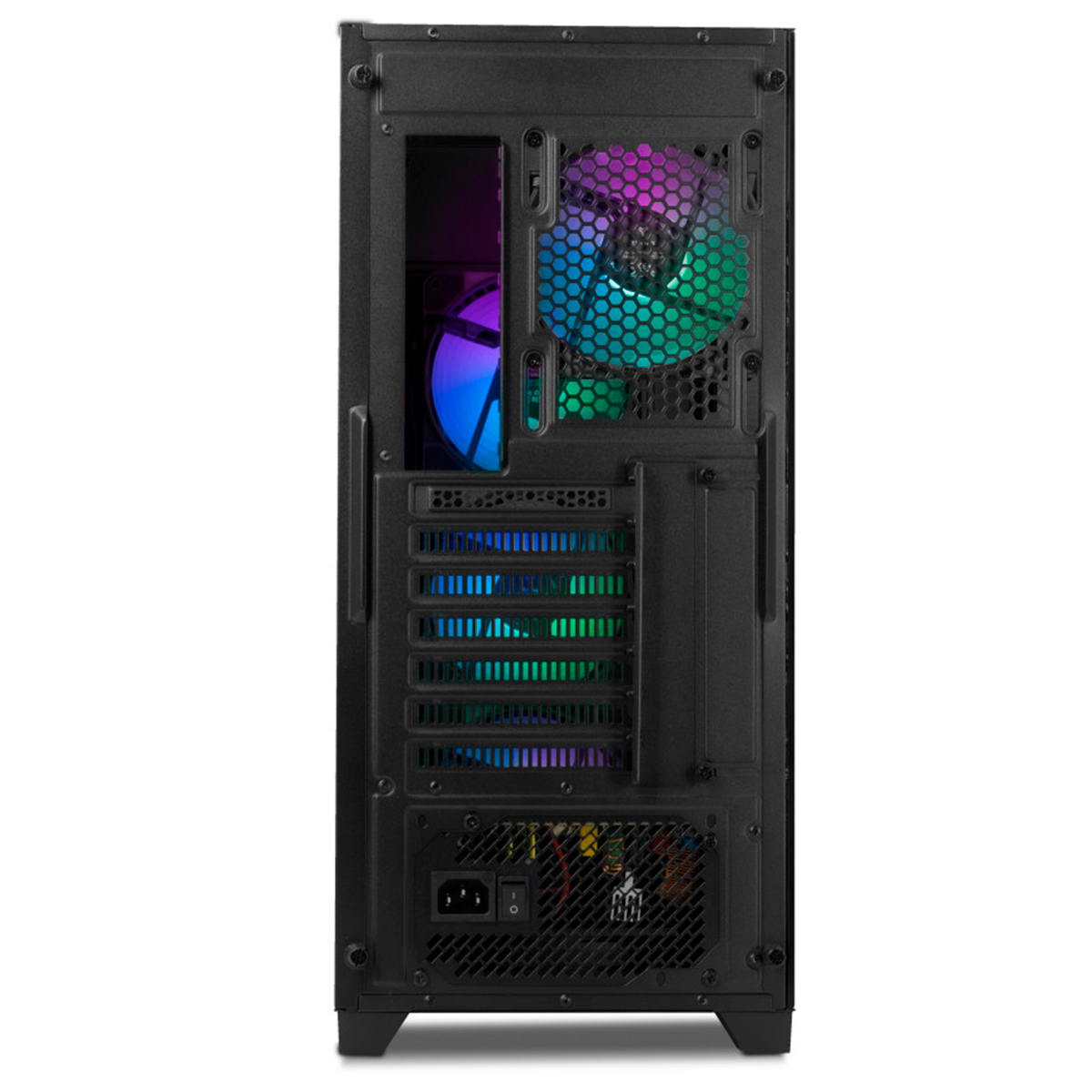 Foto 9 pulgar | Gabinete para PC Gamer Yeyian Phoenix Mid-Tower con Malla de Hierro