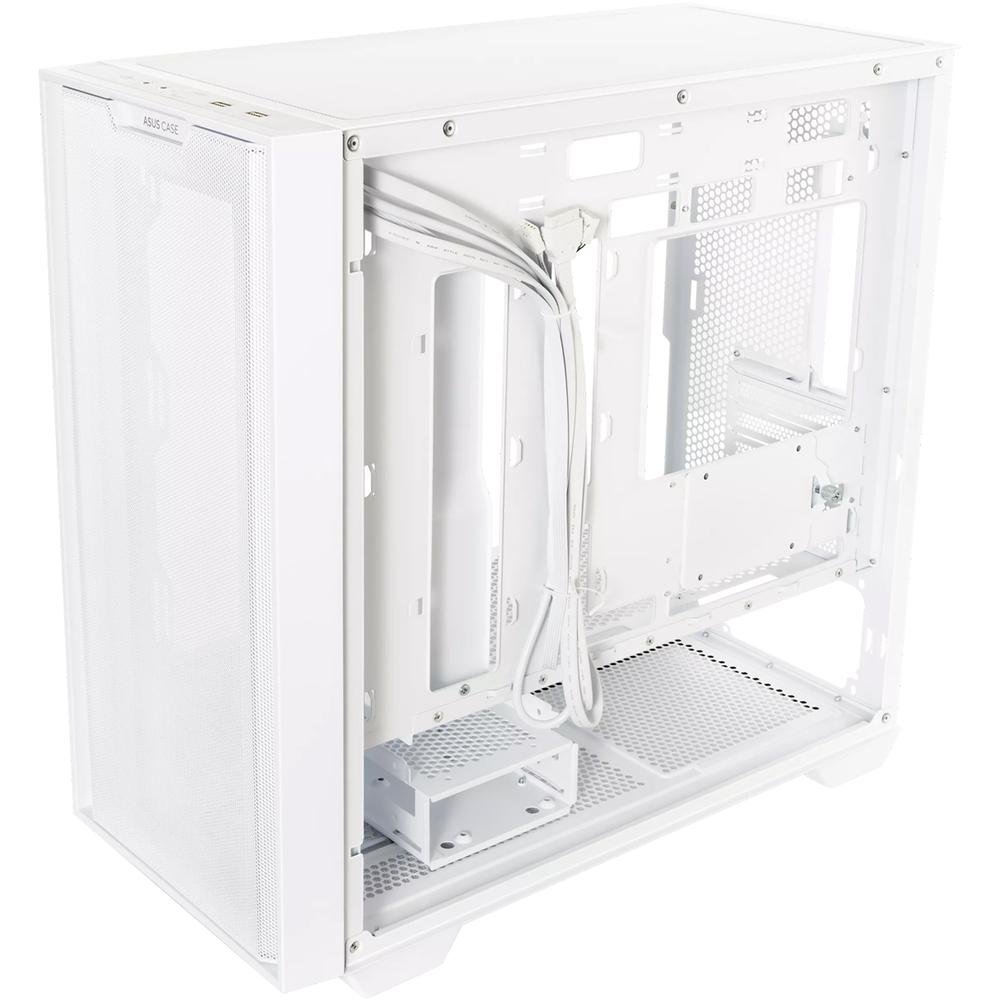 Foto 6 pulgar | Gabinete Asus A21 Case Micro ATX Mini Torre Cristal Templado Blanco