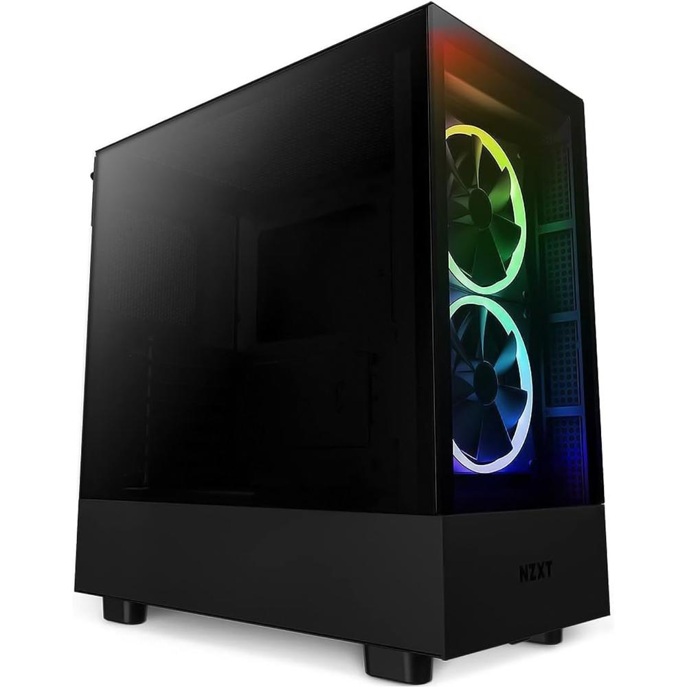 Foto 2 pulgar | Gabinete Gamer Nzxt H5 Elite Atx Media Torre 3 Fan Cristal Templado Usb-c Rgb Negro Cc-h51eb-01