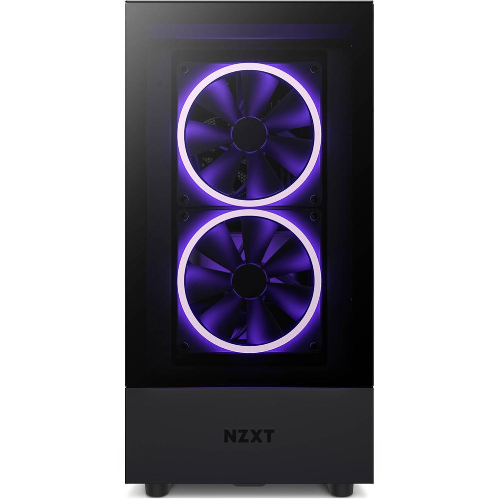 Foto 3 pulgar | Gabinete Gamer Nzxt H5 Elite Atx Media Torre 3 Fan Cristal Templado Usb-c Rgb Negro Cc-h51eb-01